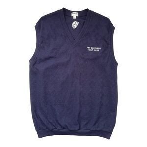 Ping Sweater Vest, Navy, Size Large